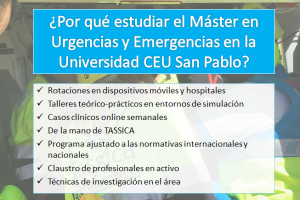 ¿Por qué estudiar el Máster en Urgencias y Emergencias en la Universidad CEU San Pablo?