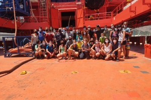 Los alumnos del MUMMI 2019/2020, y 2020/ 2021 desarrollaron el Taller de Rescate en medio marítimo en aguas de Cabo de Palos. 
